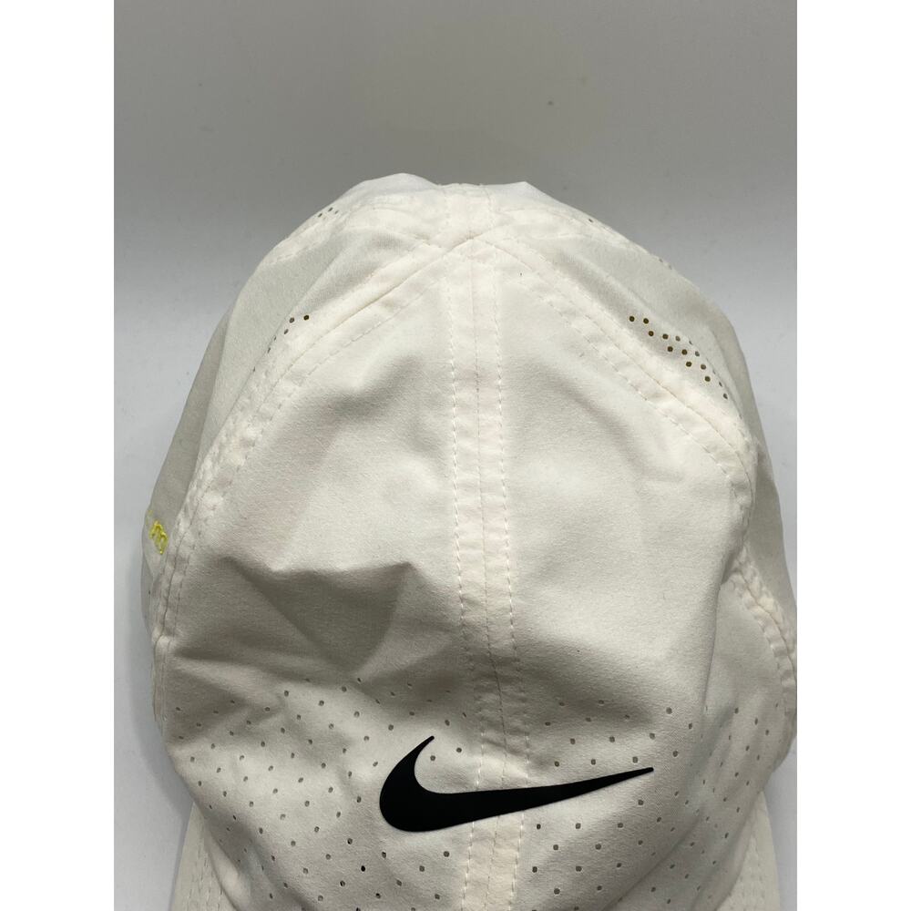 NIKE Men's White Dri-Fit ADV Heritage 86 Perforated Hat SZ OS - Picture 7 of 10